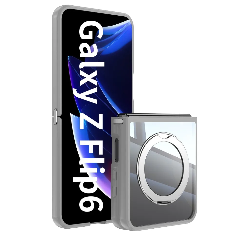 TPU+PC Klar 360° ° Spin Magnetischer Ringhalter Kickstand Handyhülle für Samsung Galaxy Z Flip 7 6 5 Flip7 Flip6 Flip5 5G Cover – Detail 22