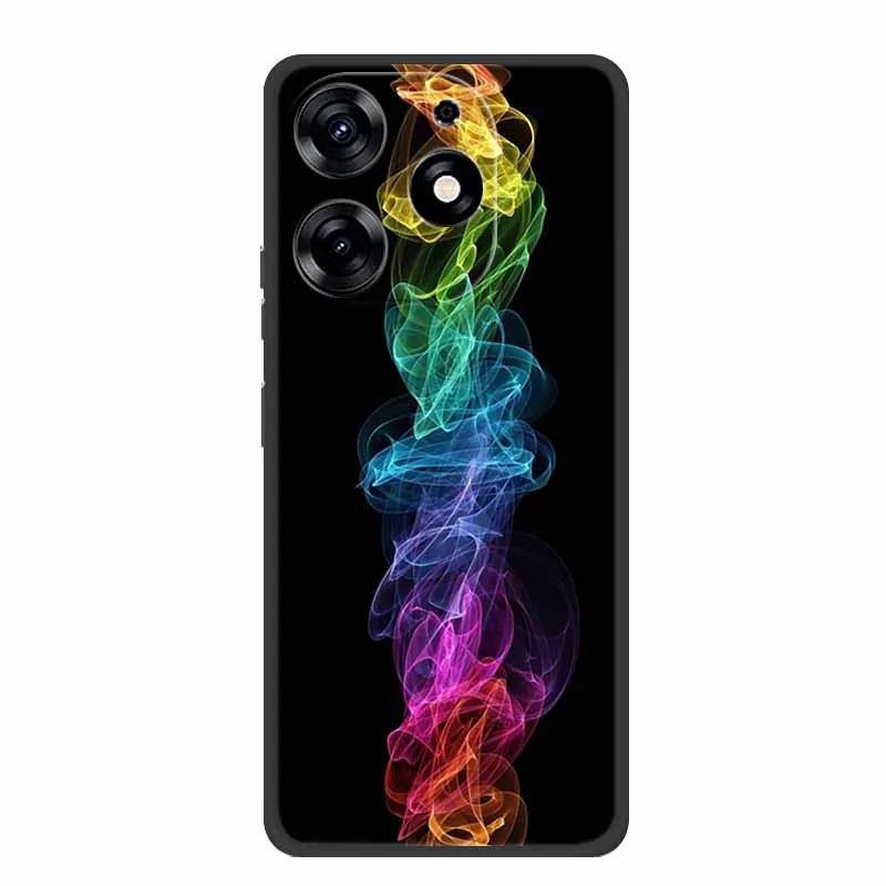 Sleek Black Silicone Soft Phone Case - Durable and Stylish Back Cover Shell