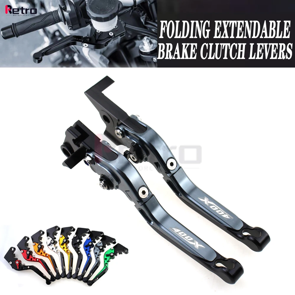 

For Honda 400X 400 X 2019-2020 Motorcycle Folding Extendable Adjustable Clutch Brake Levers
