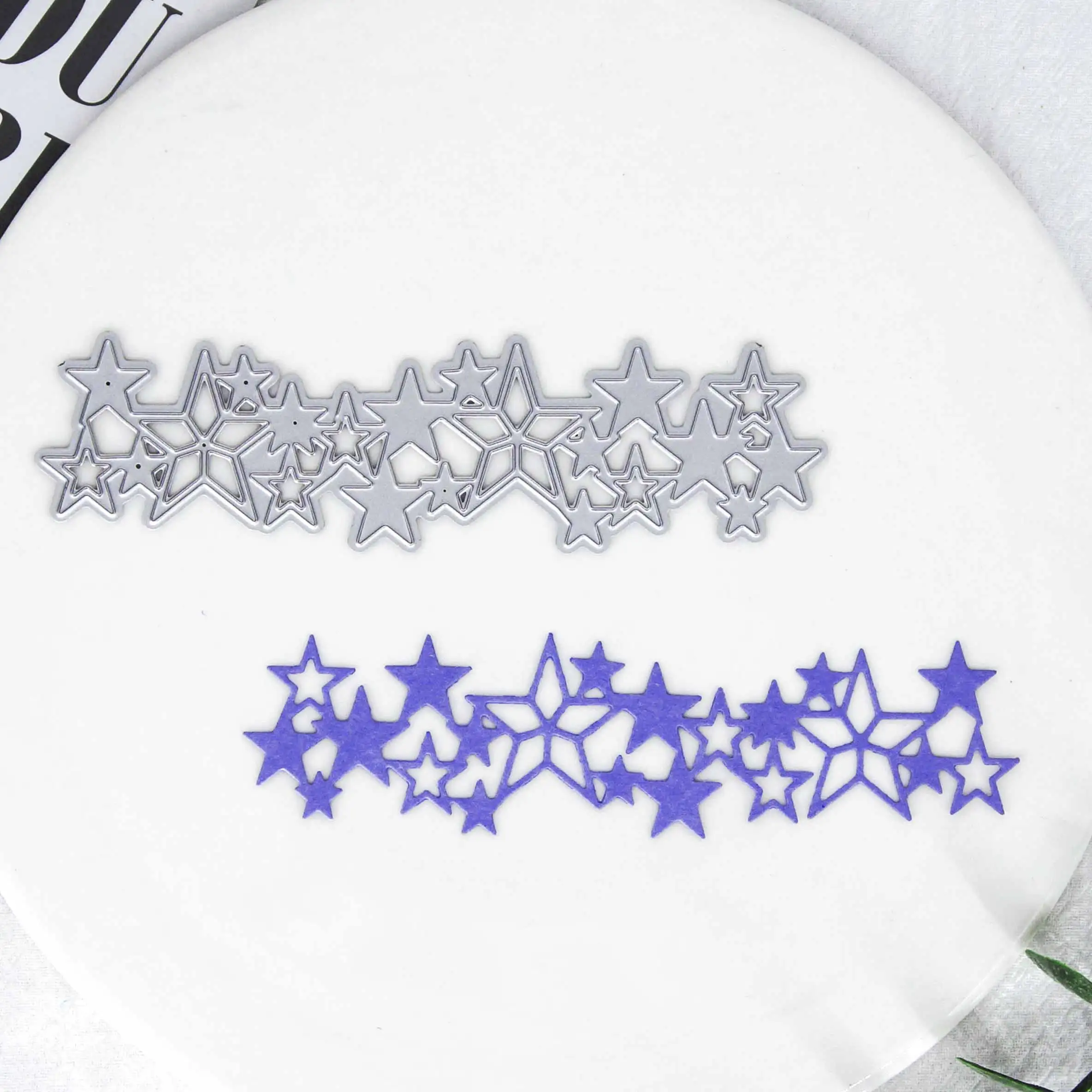 

Craft metal cutting dies cut die mold Stars frame decoration Scrapbook paper craft knife mould blade punch stencils dies