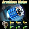 8 Inch Brushless Electric Chain Saw Cordless Woodworking Handheld Pruning Chainsaw Garden Cutting Tools for Makita 18V Battery 2