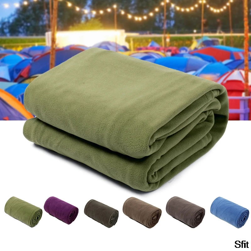 Portable Ultra light Polar Fleece Sleeping Bag Outdoor Camping Tent Bed Travel Warm Sleeping Bag Liner Camping sport Accessories|Sleeping Bags| - AliExpress