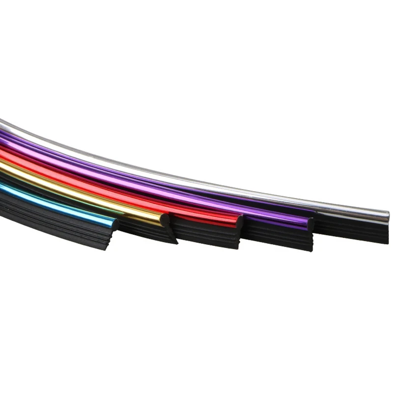 5M Universal DIY Car Interior Decoration Moulding Trim Strips Car Dashboard Door Edge Decoration Strip With Scraper