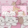 1pc Mikko Cartoon Mouse Mat Desk Mat With Pad Gaming Accessories Prime Gaming XXL Keyboard Pad Padding Mat 6