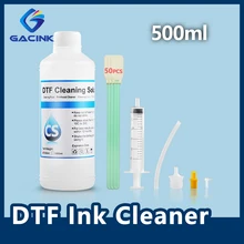 

500ML DTF Ink Cleaning Solution Cleaner Liquid For Direct Transfer Film Ink Printhead Clean For Epson/HP/Canon/Brother Printer