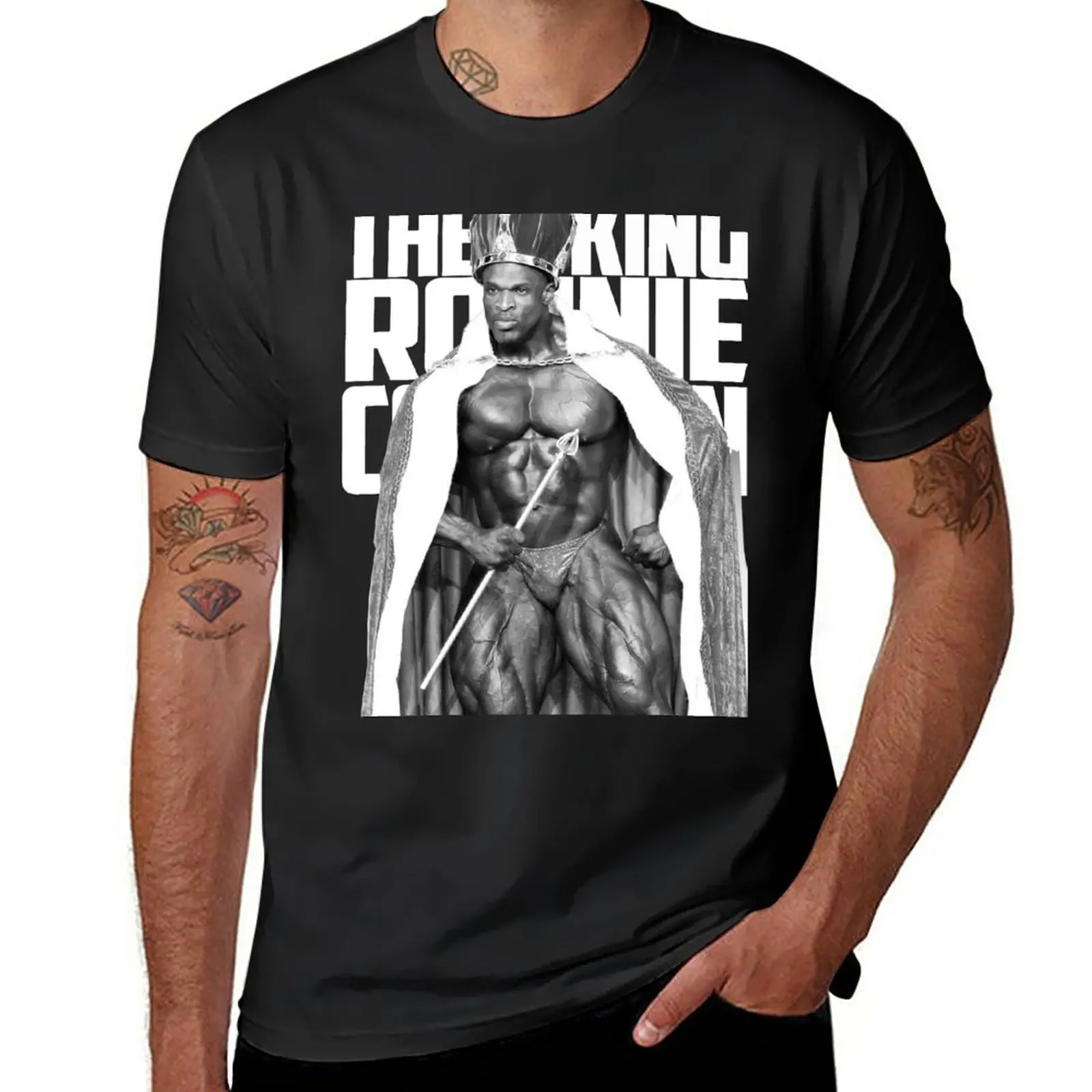 

New Ronnie Coleman THE KING T-Shirt sublime t shirt summer clothes quick drying shirt Tee shirt oversized t shirt men