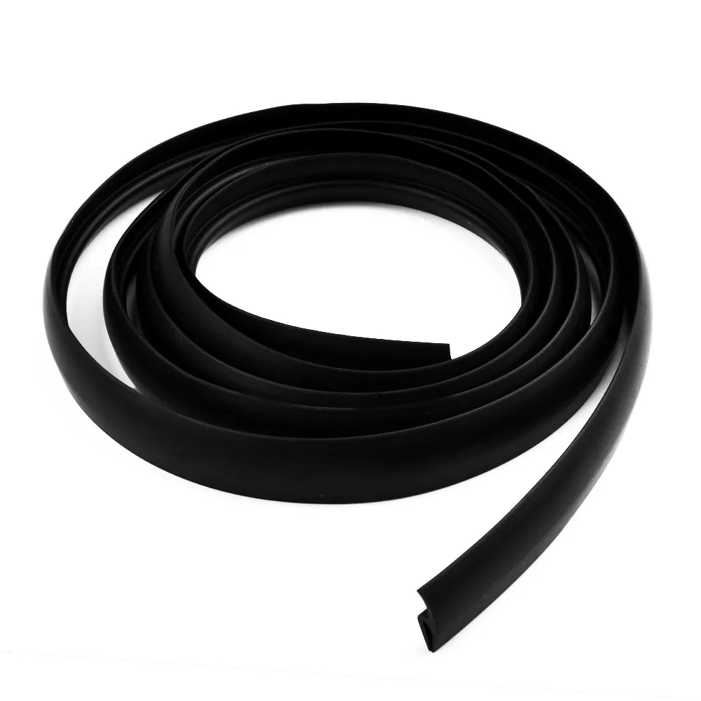 

2m Seal Strip Trim Rubber Black Fits Car Front Windshield Sunroof Weatherstrip Windshield Plastic Panel Seals Interior Parts