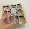 Glass Storage Jars with Bamboo Bracket, Seasoning Tank, Sealed Glass Bottle, Kitchen Bottle, 50ml, 12 Units 5