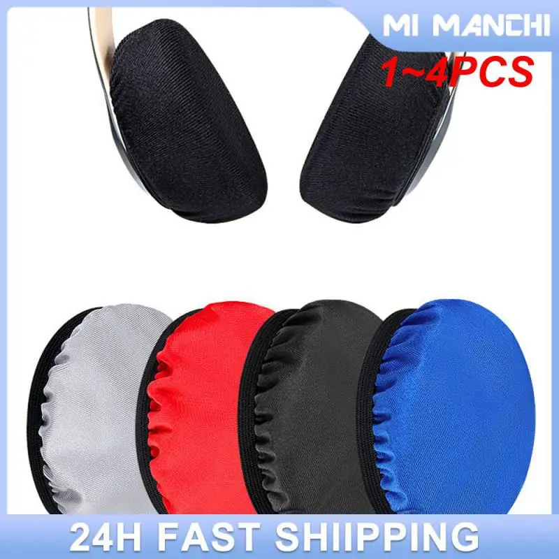 

1~4PCS Earmuffs Breathable Fiber Diving Material Headphone Cover Headset Accessories Elastic Band Design 4 Options Available