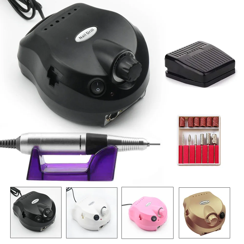 

Manicure Machine 35000RPM Electric Nail Drill Apparatus for Pro Milling Cutter For Manicure And Pedicure Nail File Tools