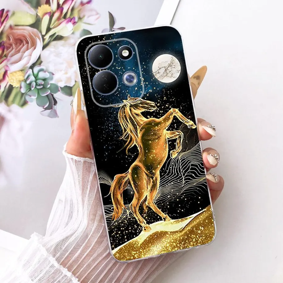 Cute Cartoon Animal Soft Silicone Clear Phone Case Cover