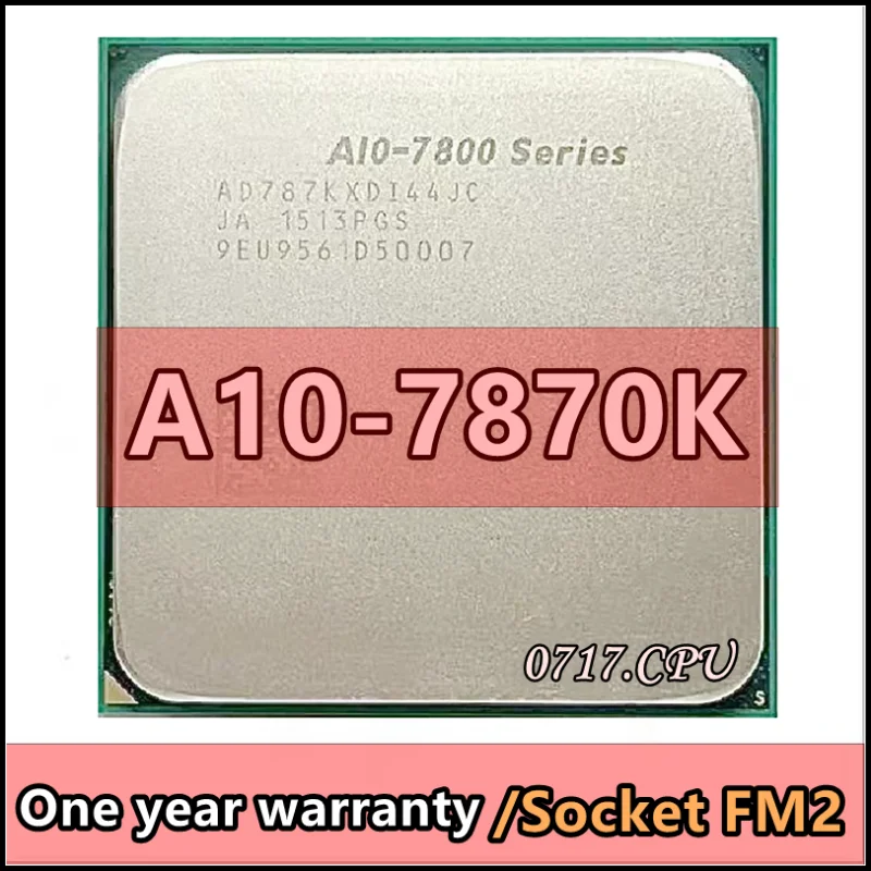 

A10 7870K A10 7870 K A10-7870K 3.9 GHz Quad-Core CPU Processor AD787KXDI44JC Socket FM2+