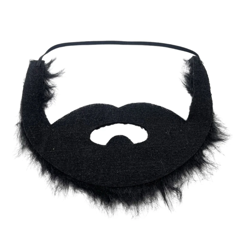 

Halloween Fake Beard with Elastic Strap Funny Fake Mustaches Costume Whiskers