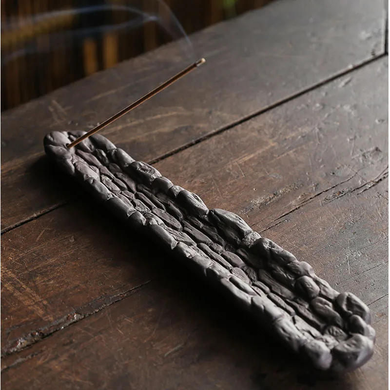 Retro Lotus Throne Censer Home Decorative Aromatic Sticks Holder Retro Insence Burner Holder Incense Zen Tea Ceremony Ornaments