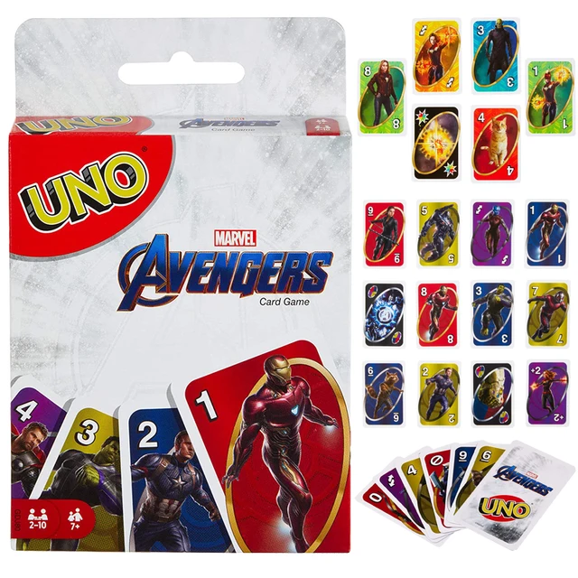 Disney UNO Board Game Frozen Nightmare Before Christmas Card Gamed Marvel Avengers Kids Toys Playing Cards for Adults Party Gift 3
