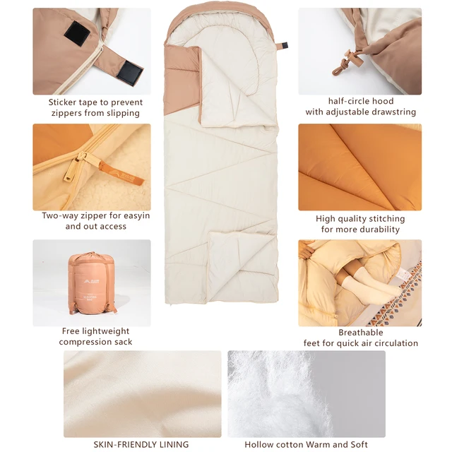 Ultralight 4-Season Camping Sleeping Bag 2