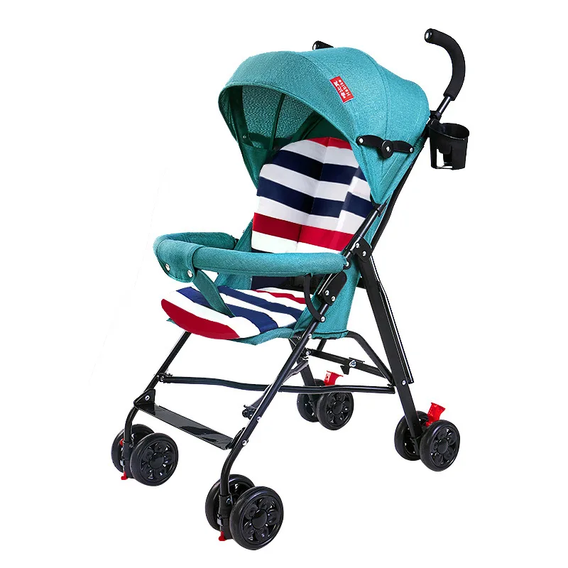 Baby Stroller Lightweight Folding Simple Umbrella Cart Can Sit and Lie Down Baby Children Summer Travel Young Children Stroller