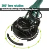 215MM Electric Drywall Sander Pole Wall Polisher 810W Dry Wall Sander LED Strip Light Wall Sanding Household 3