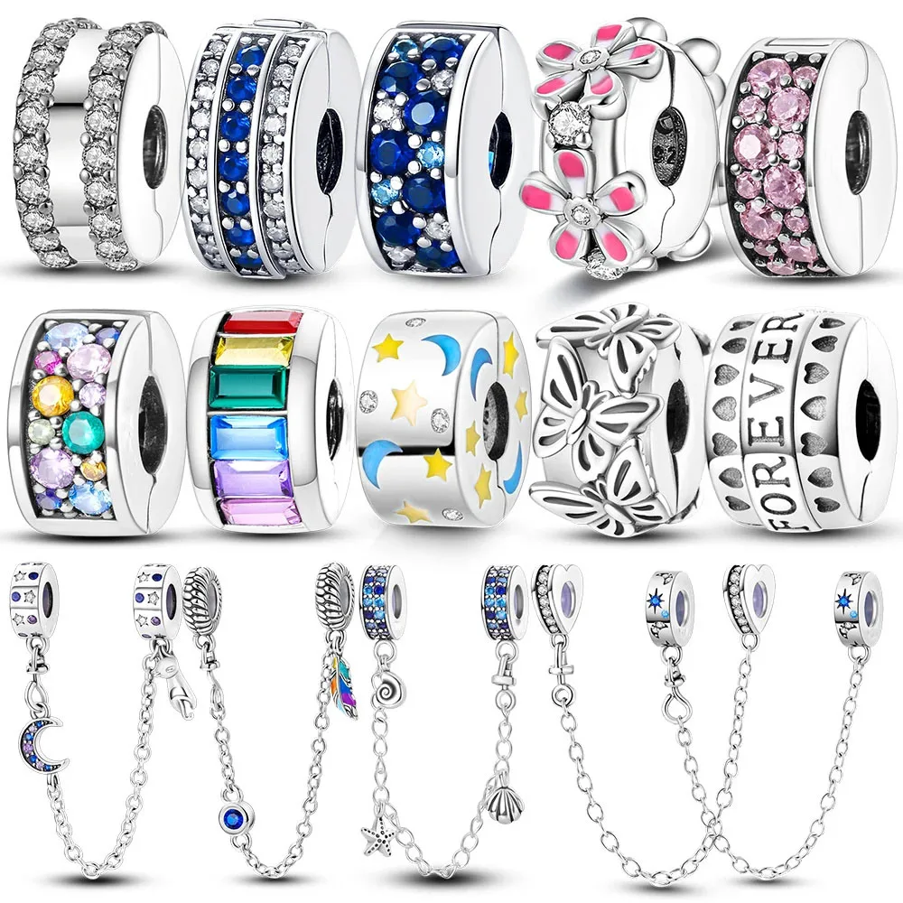 GNOCE Abalorio De Regalo De Corazón Brillante De Plata De Ley 925 Romántica Para Pulsera, Regalo De Joyería Para Mujeres, Niñas, Esposa, Hija, Mamás, Plata Esterlina, Circonita Cúbica