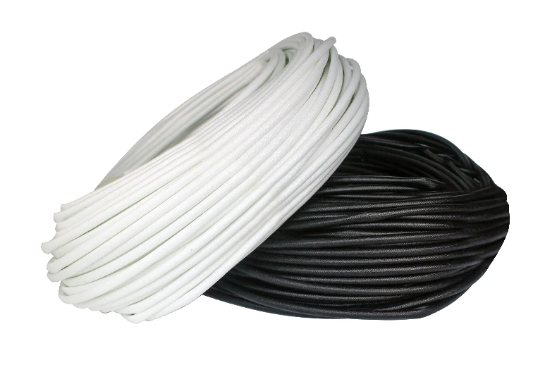 3mm braided silicone rubber high temperature casing glass fiber woven pipe insulating snakeskin sleeve self-extinguishing tube