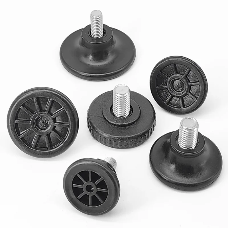 Furniture Leg Pads Chair Leg Caps Rubber Furniture Feet Pads Furniture Leg Caps M6 M8 M10 Furniture Table Sliding Rubber Foot Tip Cover Chairs Height Adjustable Leg Silicone Pad Levelling Feet Protector Cap