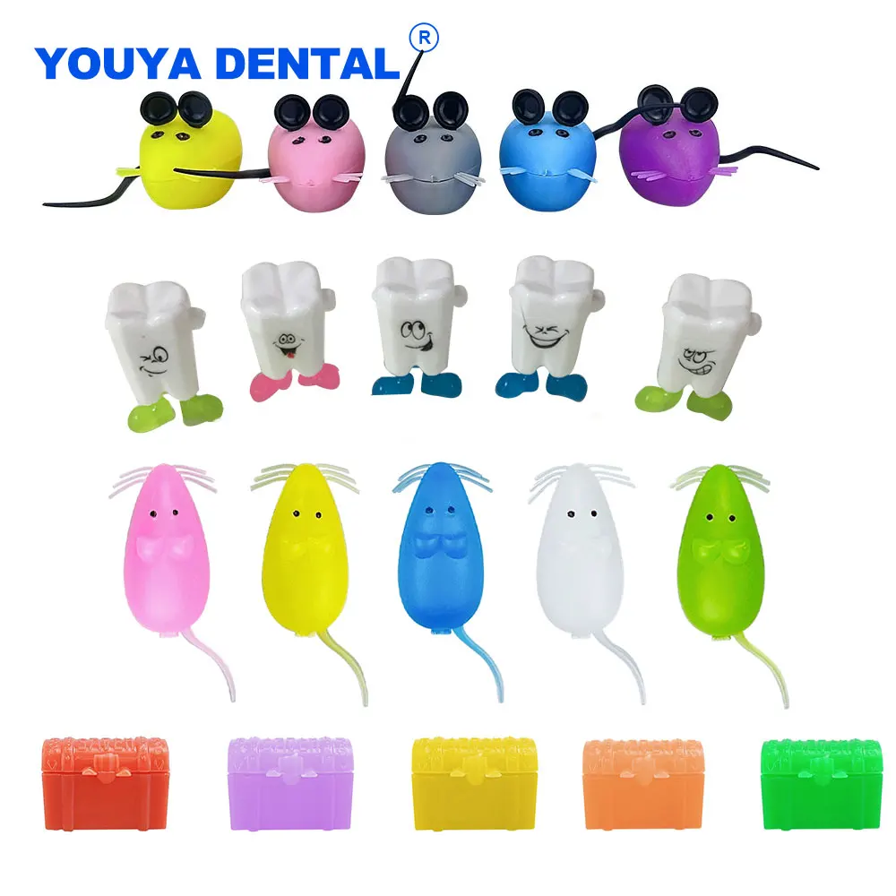 Caja de almacenamiento de dientes, caja de dientes de leche para bebés,  organizador de dientes con forma de ratón, regalo para niños, caja especial