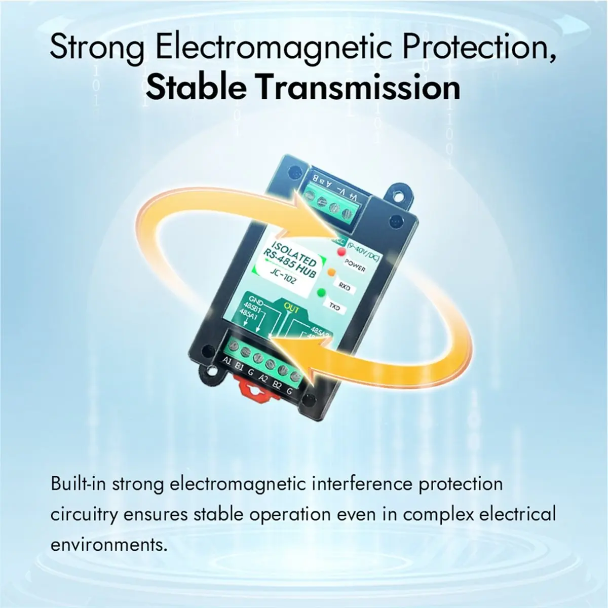 A10R RS-485 리피터 RS485 컨버터 Modbus-RTU 통신 모듈 확장된 네트워크 전송 거리
