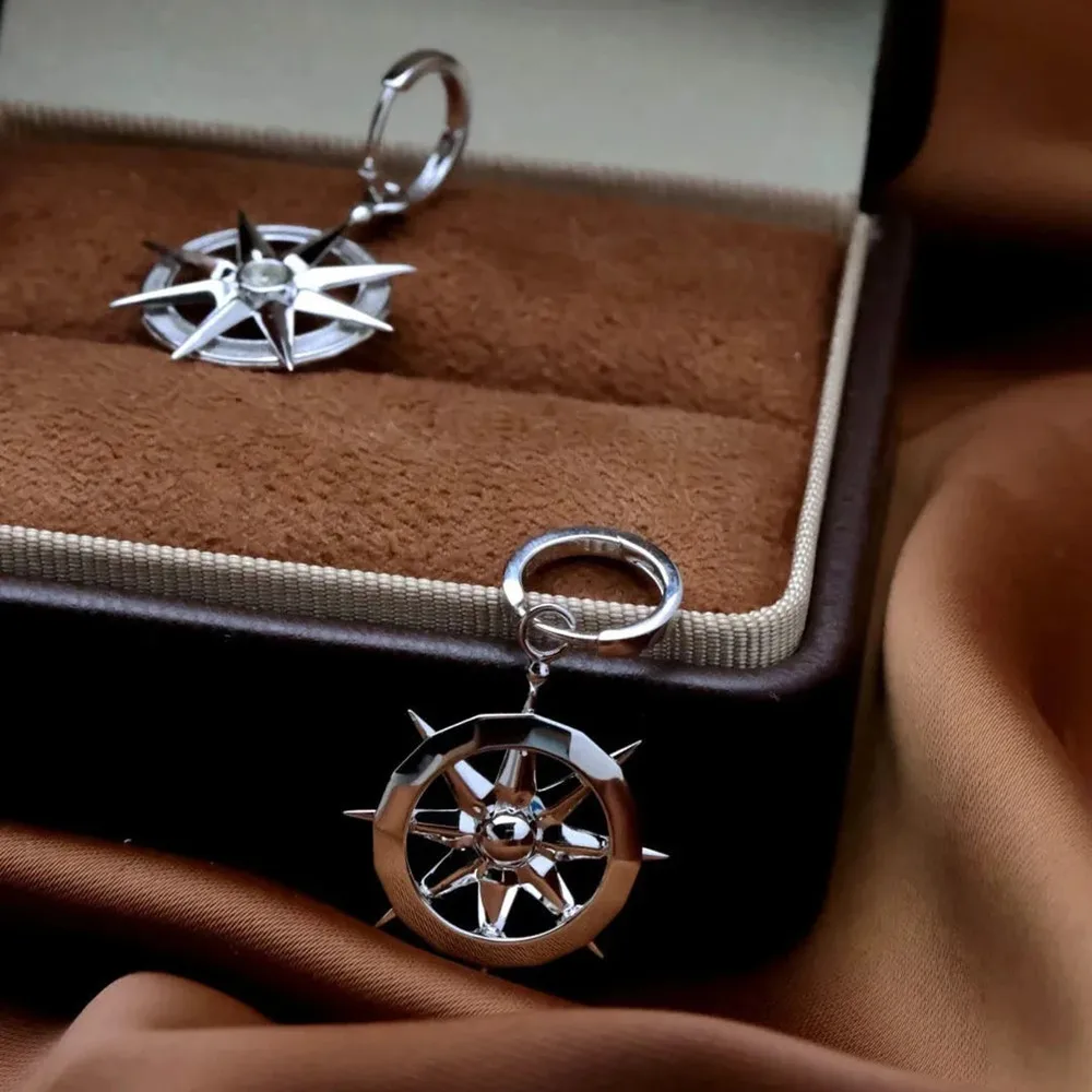 Game Baldur's Gate Gale Dekarios Cosplay Star Pendants Ear Loops Titanium Steel Earrings Jewelry Eardrop Accessories Xmas Props anime ear clips anime brooches