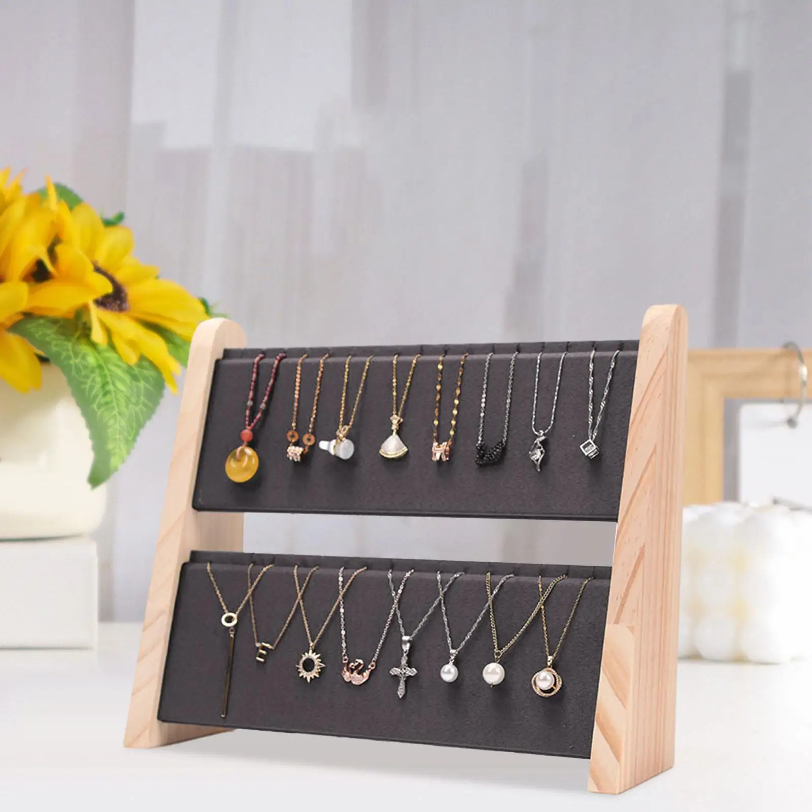 Bracelet Storage Rings Shelves Necklace Organizer Jewelry Display Stand Rack for Selling Tradeshow Bangles Piercings Photography