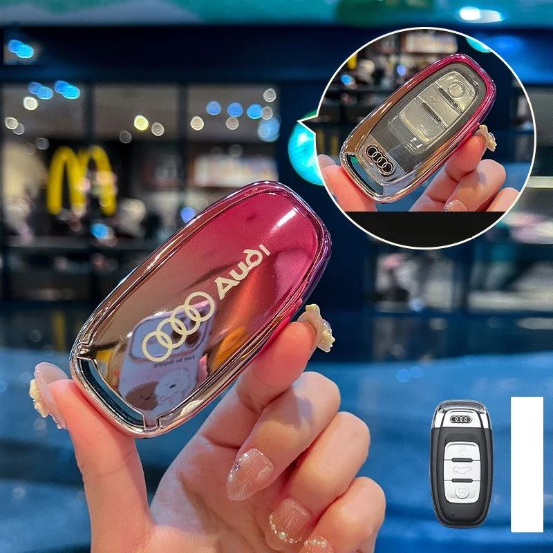 Key Case Cover Car Remote Key Case Shell For Audi A1 A3 8V A4 B8 B9 A5 A6 C7 A7 A8 Q3 Q5 Q7 S4 S6 S7 S8 R8 TT