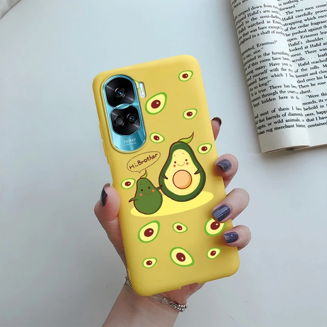 Funda de TPU suave para Honor 90 Lite, CRT-NX1, flor sonriente, Color  caramelo, Funda de teléfono para Huawei Honor 90 Lite - AliExpress