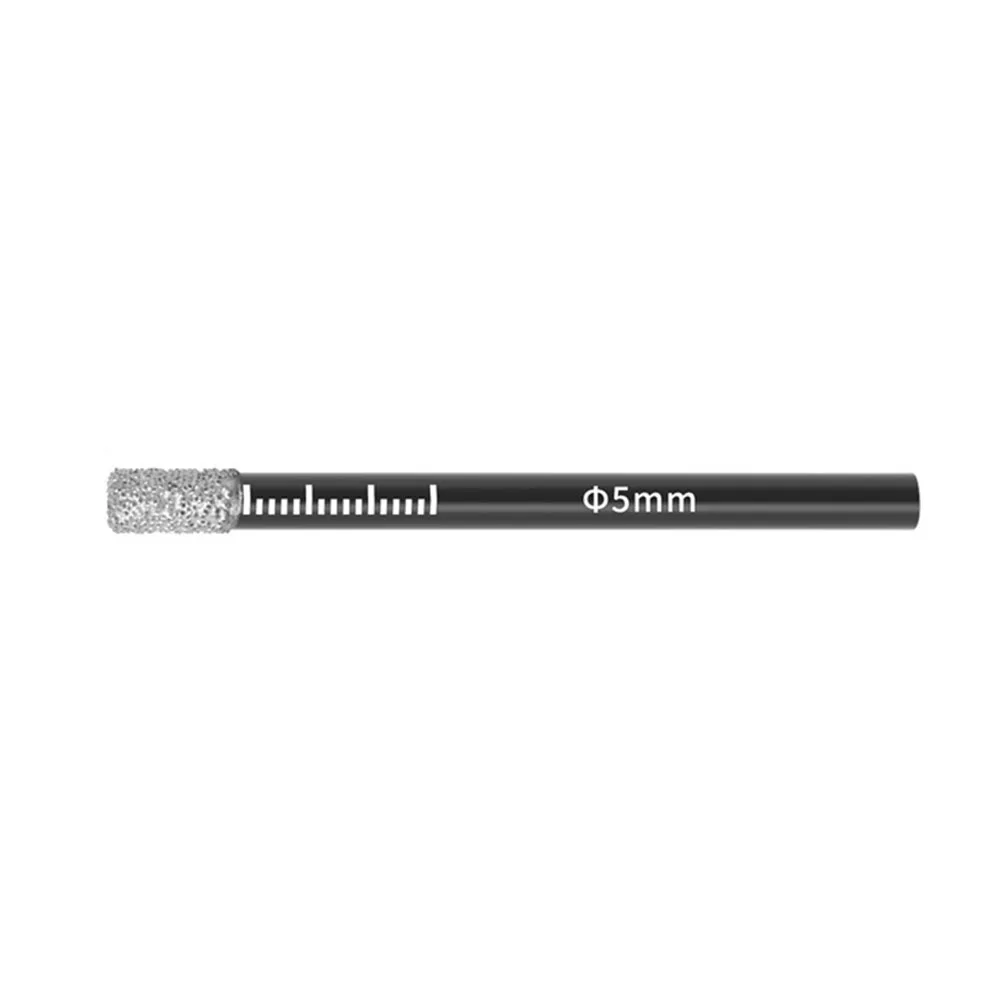 

1pc Diamond Dry Drill Bit Round Handle Drill Bit Hole Saw For Porcelain Tiles Marble Glass Ceramic Crowns Drilling Drill Bit