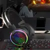 Écouteur lumineux de jeu X2 rvb, casque USB filaire, monté sur la tête, pour ordinateur