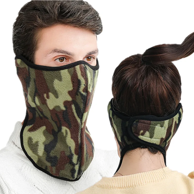 Cagoule Adulte Masque Facial D'hiver à 3 Trous Pour Sports De Plein Air Ski Mask
