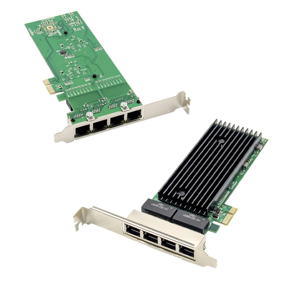 Rede Gigabit Pci-e de Portas Servidor Lan Quad Port Chip Intel 82576 1x Pcie x1 10 Mbps 100 Mbps 1000mbps - Imagem 5