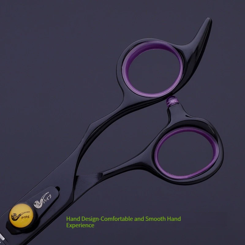 Description Picture 4 of itemPipe Professional Barber And Hair Scissors Set 5.5 Inch Hairdresser Flat Tooth Scissors With Thin Bangs