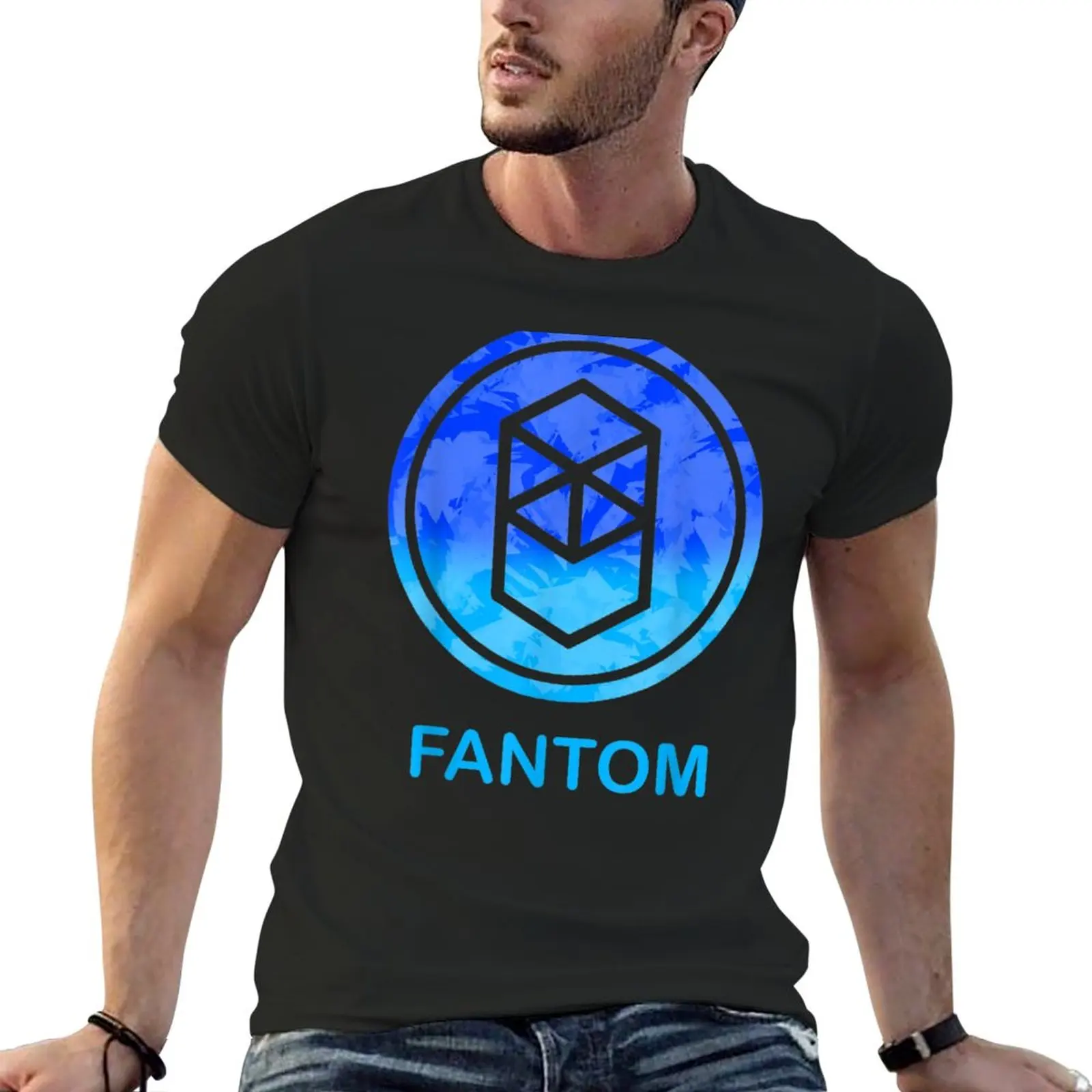Fantom Cryptocurrency - Fantom Ftm T-Shirt Manica Corta Plus Size Top Magliette Personalizzate Maglietta Da Uomo