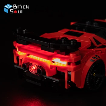 Kit Luci LED per Ferrari SF90 XX Stradale, Modello 77254, Set Giocattolo Fai-da-Te (Blocchi di Costruzione Non Inclusi)