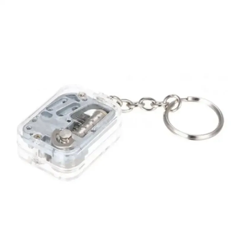 Kids Music Box Movement Keychain Handy Crank Musical Birthday Gifts Toy Musical Instrument Toy Melody Gifts caja