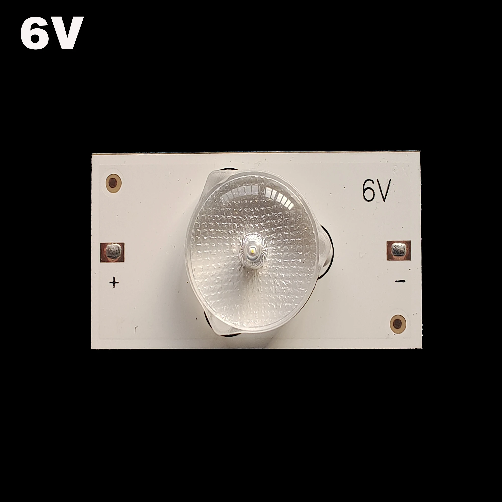 100pcs Universal LED Backlight Strip 6V 3V SMD Lamp Beads With Optical Len Fliter for 32-65 Inch LED TV Repair Maintenance led backlight