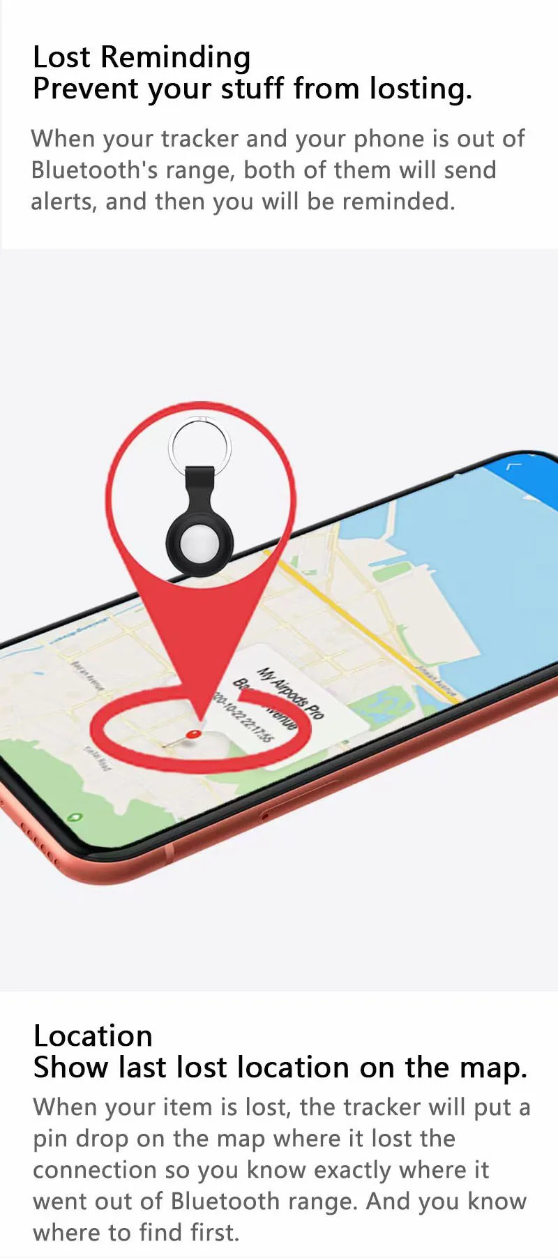 Wireless Anti-lost Device Locator Tracker GPS Tracker Children Positioning Pet Key Smart Finder For Car Apple Airtag AccessoriesWireless Anti-lost Device Locator Tracker GPS Tracker Children Positioning Pet Key Smart Finder For Car Apple Airtag Accessories