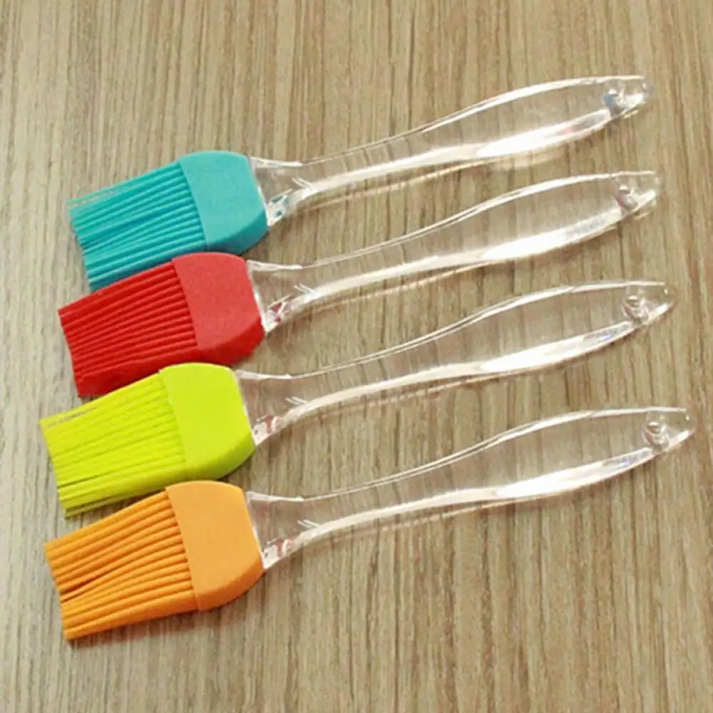 Kitchen Silicone Grill Brush Bread Chef Brush Pastry Oil Cooking Smear BBQ Seasoning Baking Pan Oil BBQ Tool