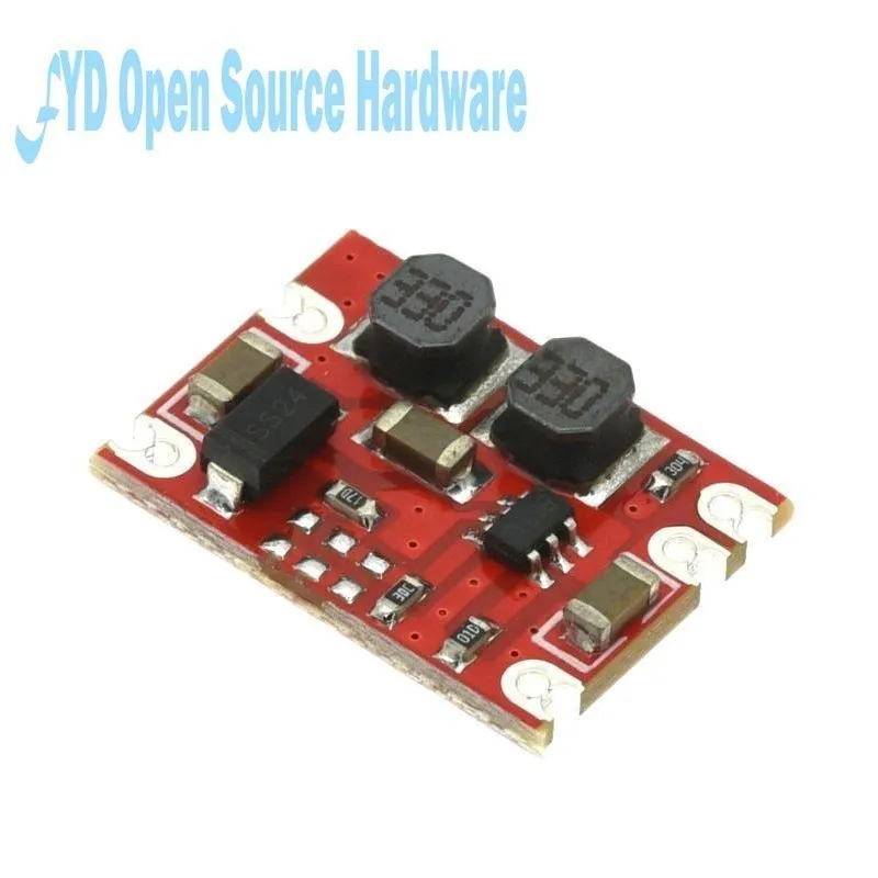 1-20PCS S09 DC-DC Automatic Buck Boost Power Module Step Up Down Board DC DC Input 3-15V Output 3.3V/5V Electronic DIY PCB 4