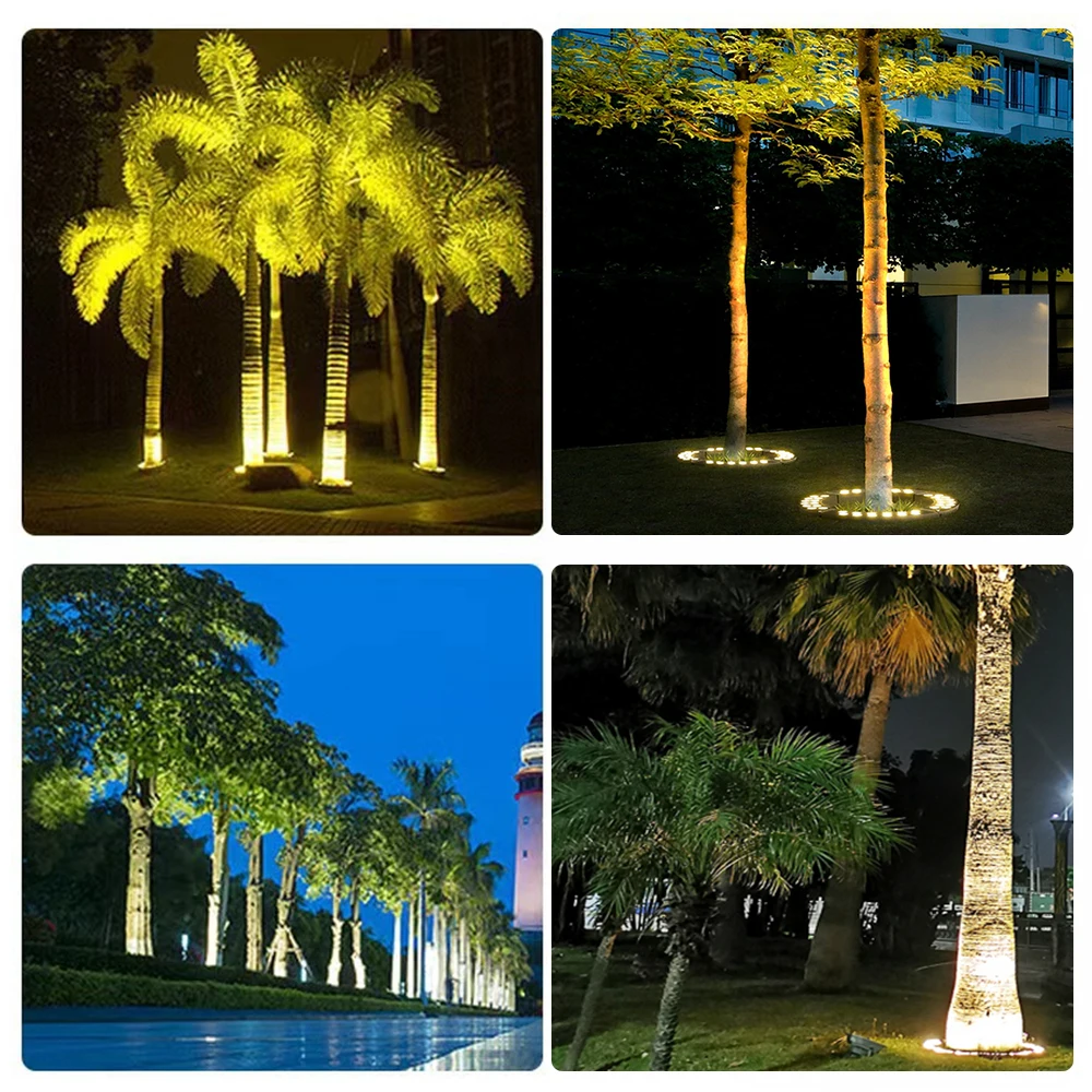 LED Outdoor Tree Spot Light LED Wall Washer Aluminum RGB IP65 Can be used outdoors under large trees and cylindrical cones 4