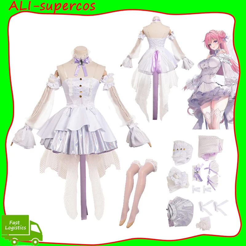 

NIKKE The Goddess Of Victory Torres Cosplay Women Lolita Dress Costume Outfits Girls Skirts Stocking Set Halloween Party Suit