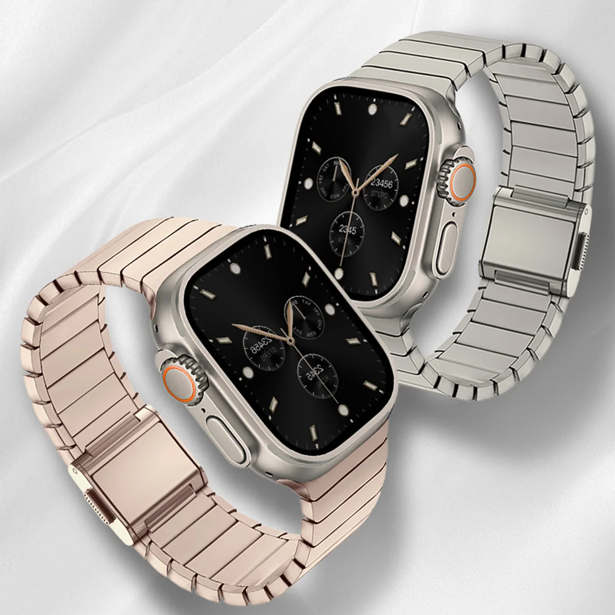 Titanium Alloy Strap for Apple Watch - Premium Metal Bracelet