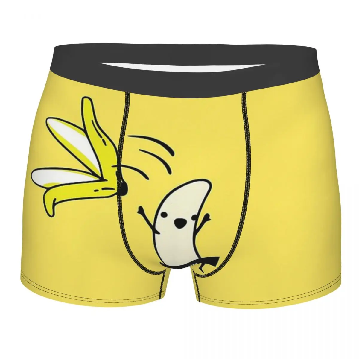 

Bananas Creative Design Let's Go Naked With My Banana Underpants Breathbale Panties Man Underwear Print Shorts Boxer Briefs
