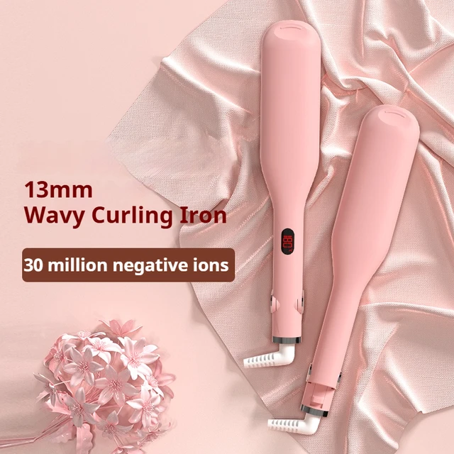 Mini fer à friser de 13 mm, baguette à boucler serrée avec ions négatifs et chauffage rapide, outil léger pour cheveux courts 1