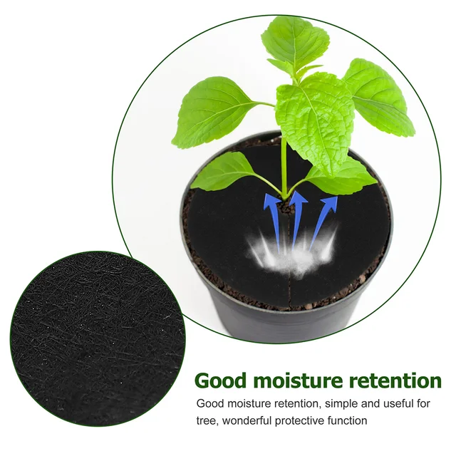 Őrölt Ruhák Kertészeti Vezérlő Gyűrű Gyomnövényes Fasz Anyag Fa Nem Szőtt Gát - Image 5