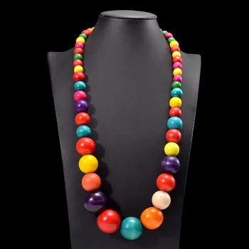 Ethnic Wooden Necklace